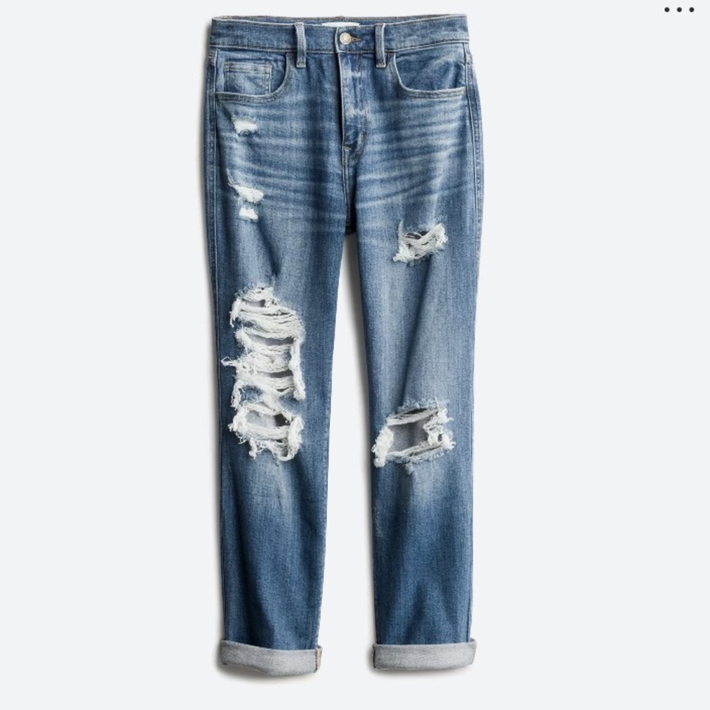 Rocky high rise boyfriend jean